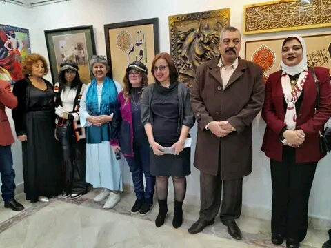 بمشاركة عربية مغربية افتتاح ملتقى رواد الفن التشكيلي بالاسكندرية